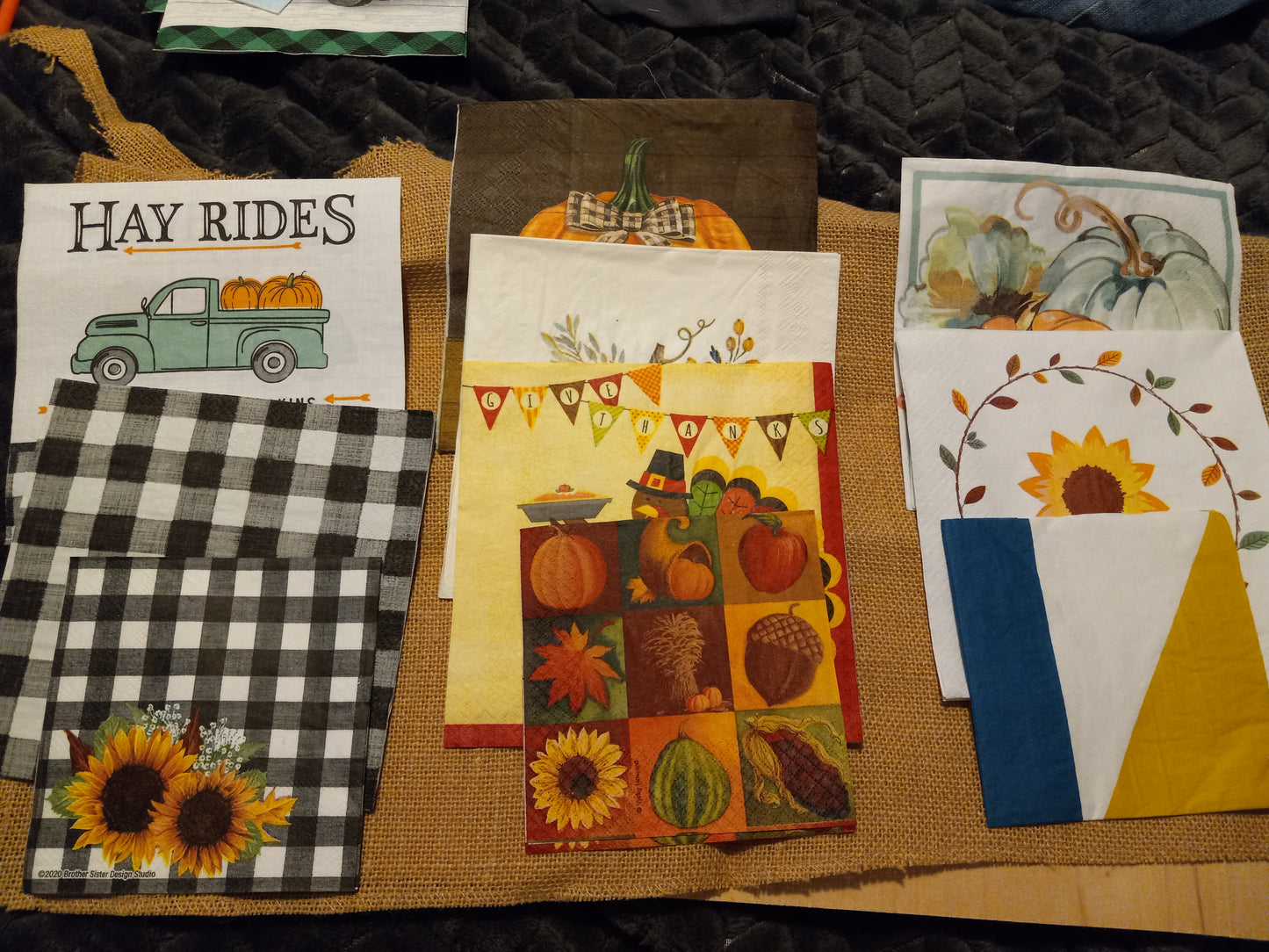 Fall napkins bundles
