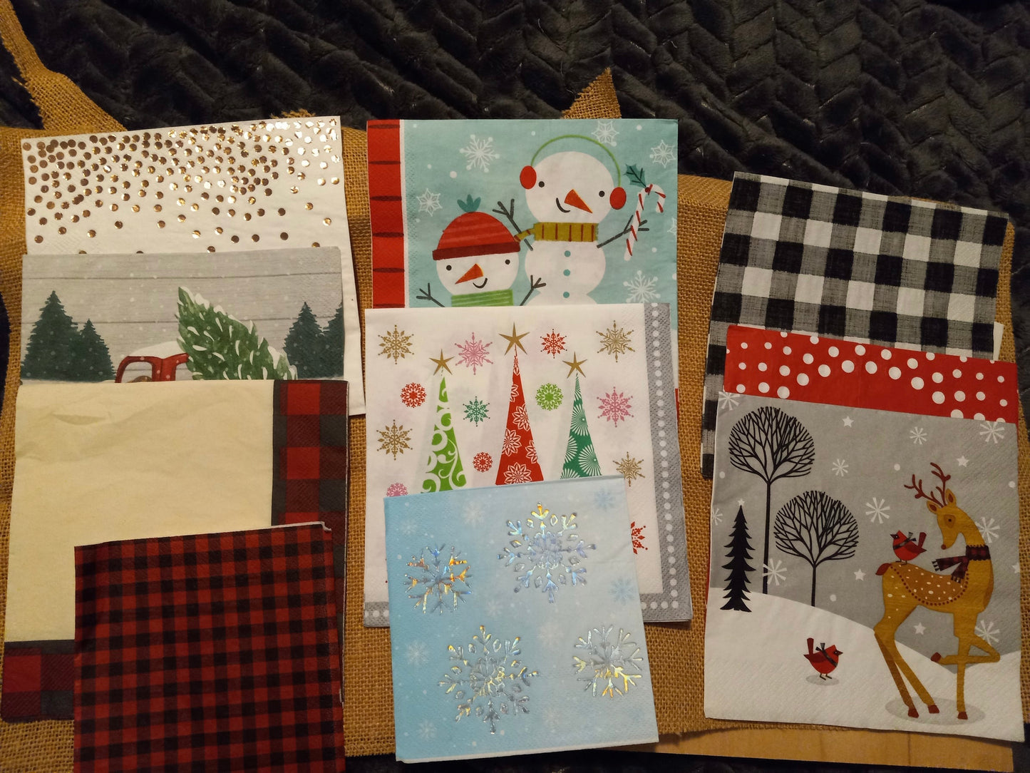 Christmas napkin bundle