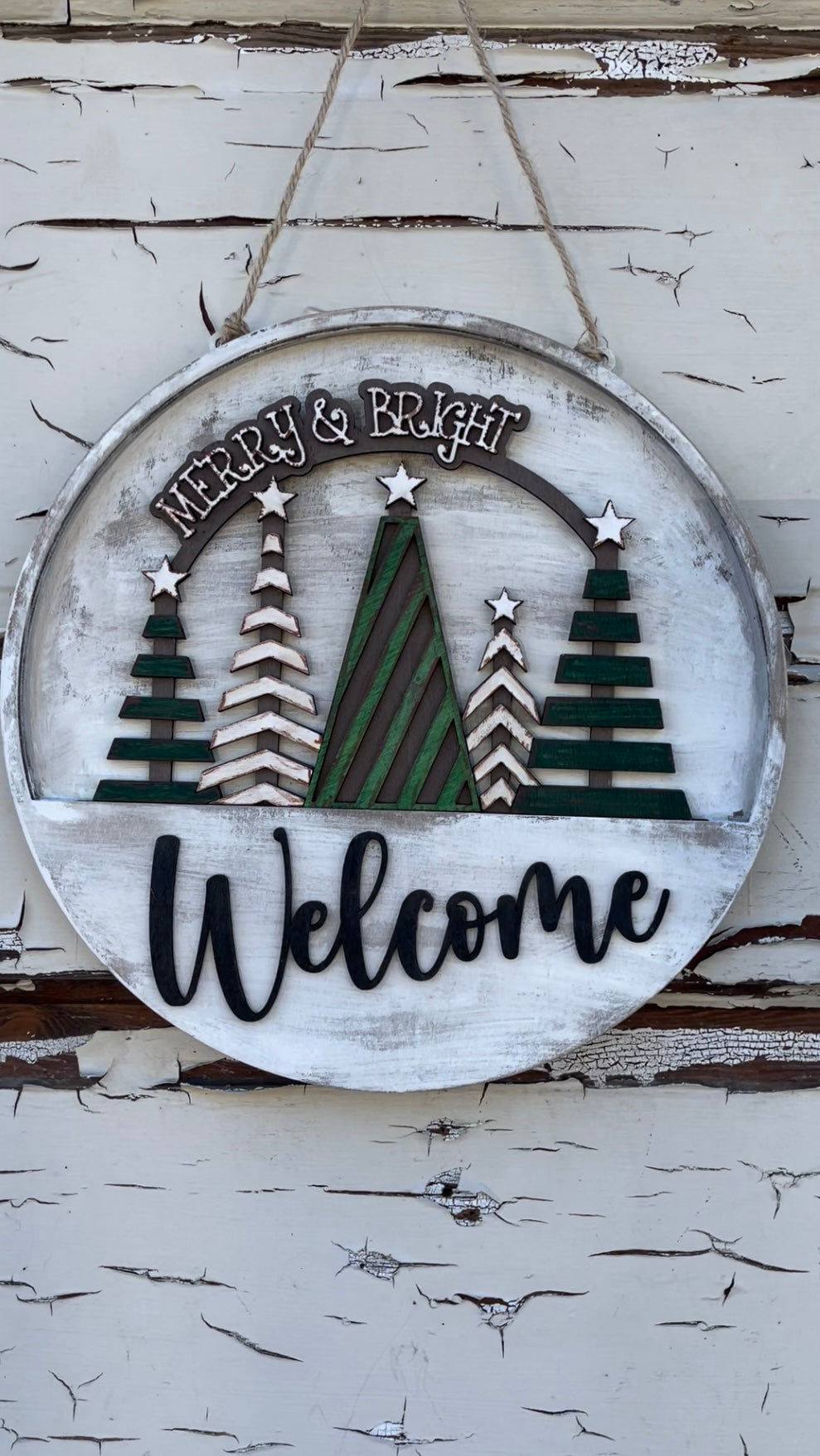 Interchangeable Merry& Bright door hanger(insert only)