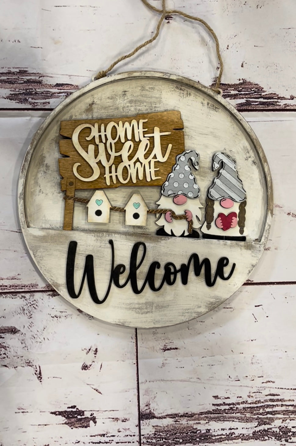 Interchangeable Door Hanger DIY wood kit.
