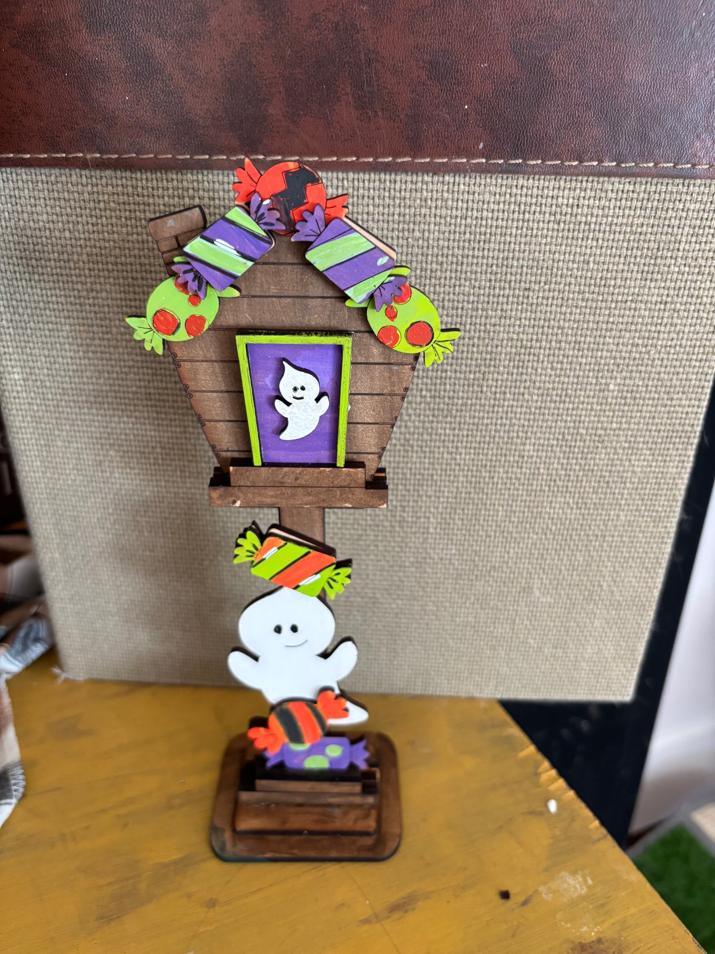 interchangeable small birdhouse October (insert only)