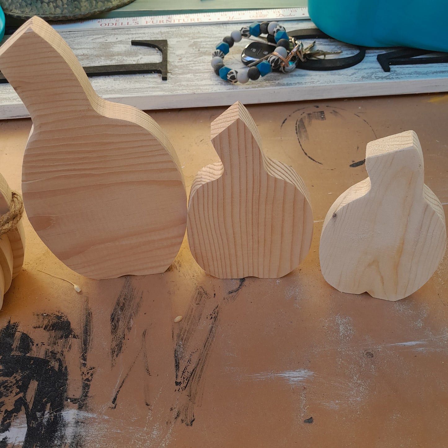 Set of 3 pumpkins
