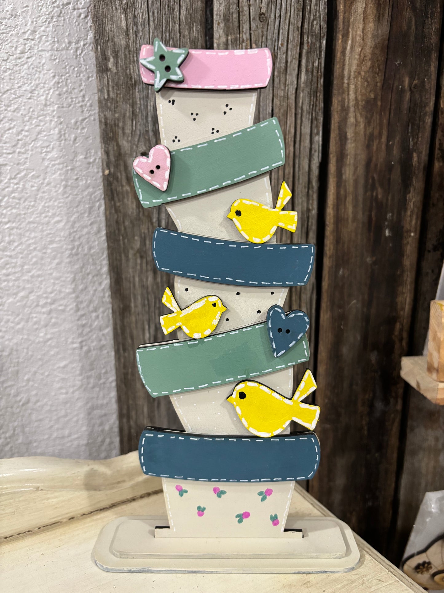 stackable bird trio