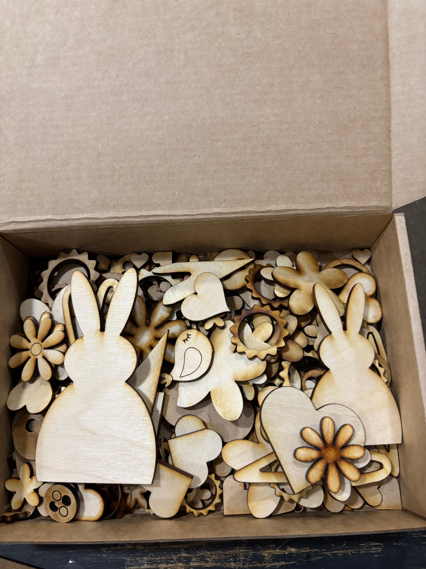 Scrap holiday themed boxes.