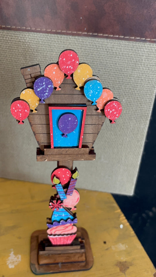 Interchangeable small birdhouse August (insert only)