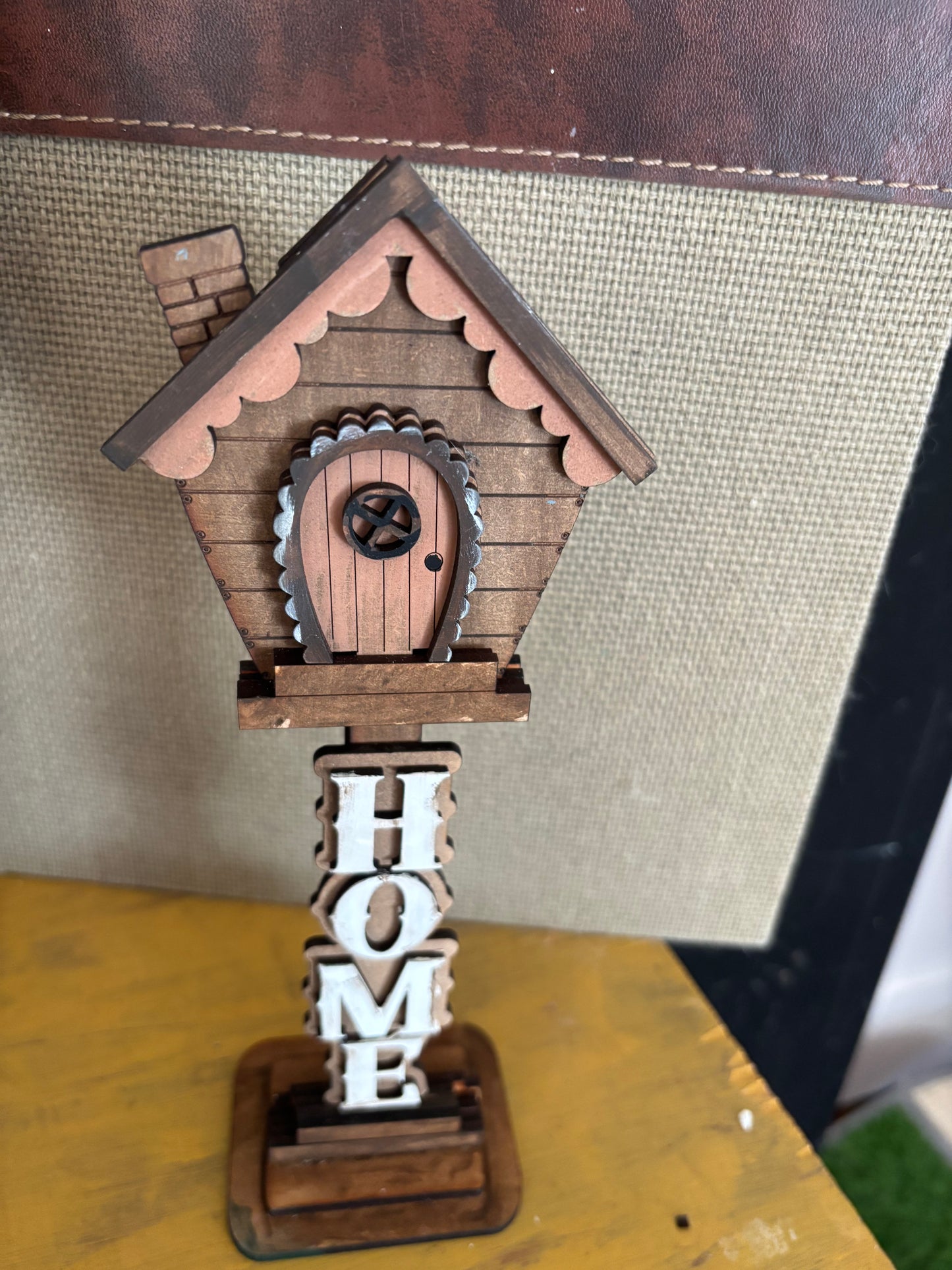 Interchangeable small birdhouse Home (insert only)