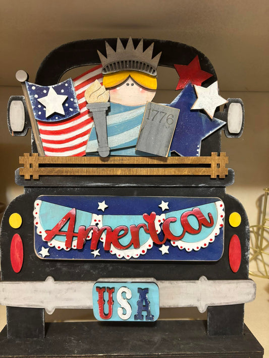 Interchangeable Truck  patriotic