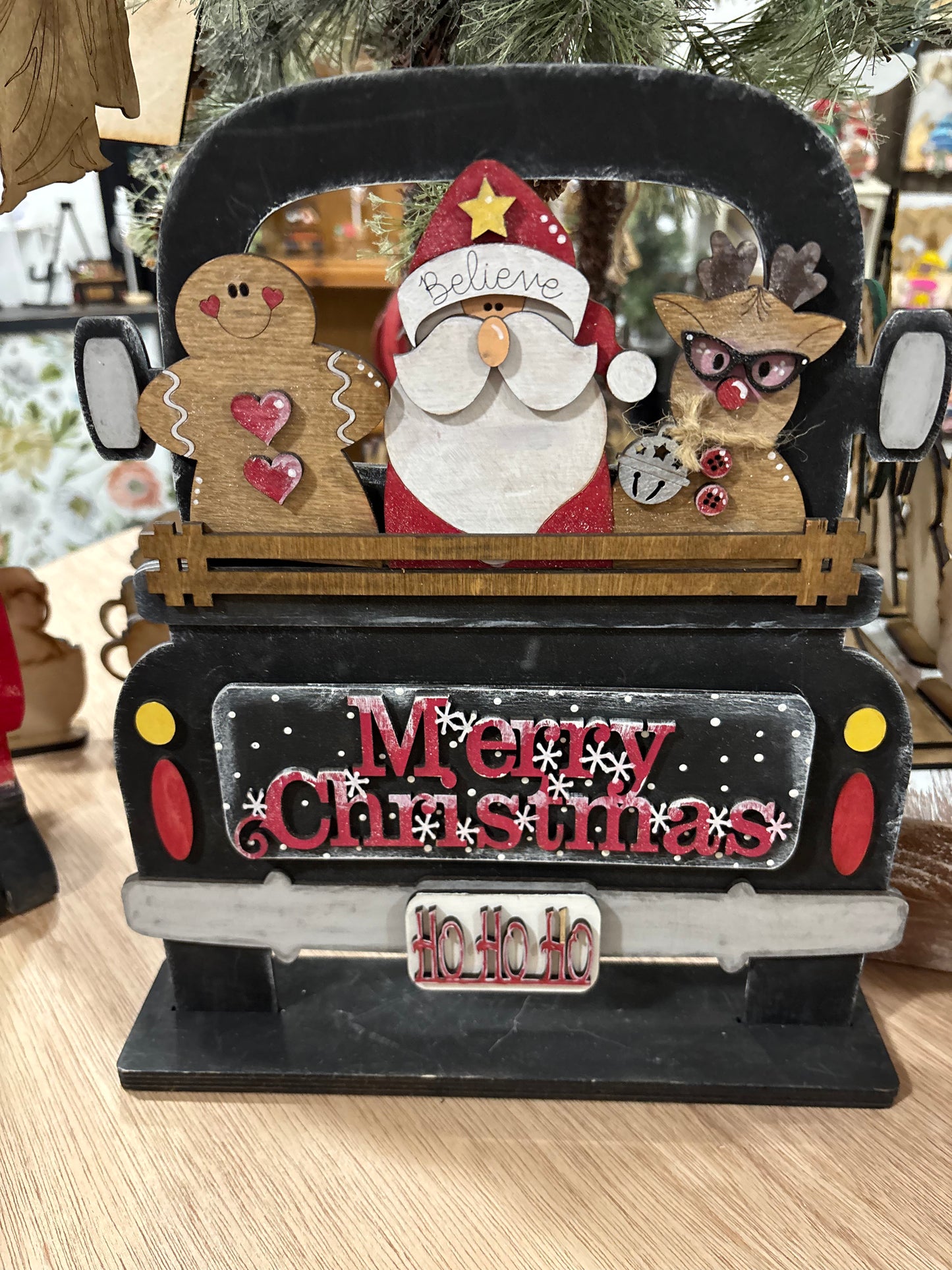 Interchangeable Truck Merry Christmas (insert only)