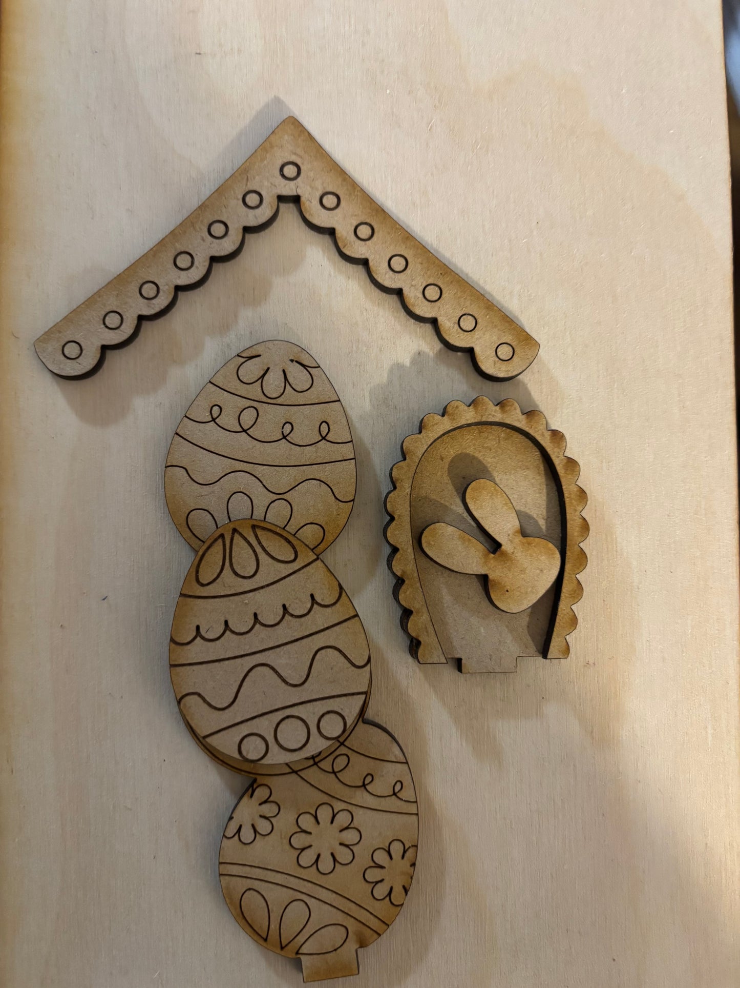 Interchangeable small birdhouse April (insert only)
