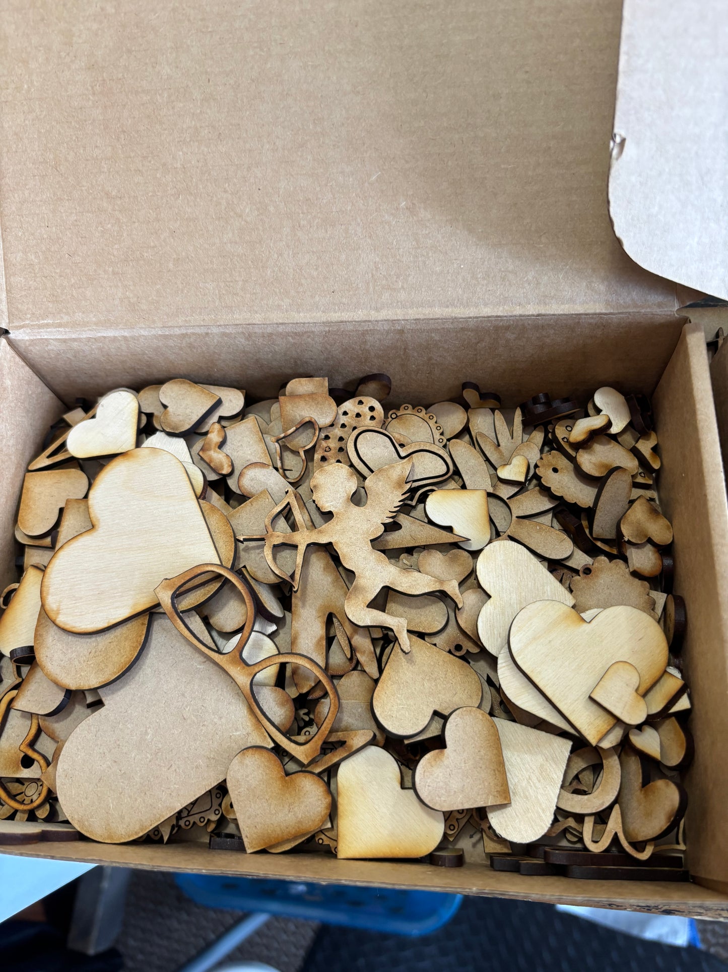 Scrap holiday themed boxes.