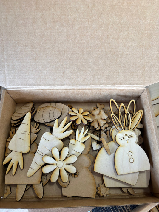 Scrap holiday themed boxes.