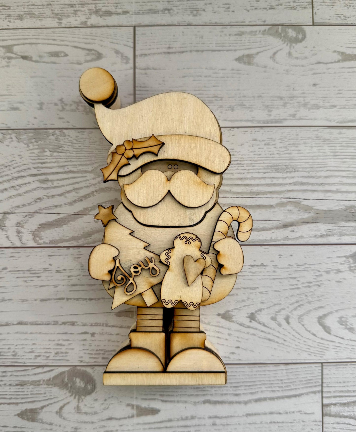 Small Chunky Santa DIY wood kit