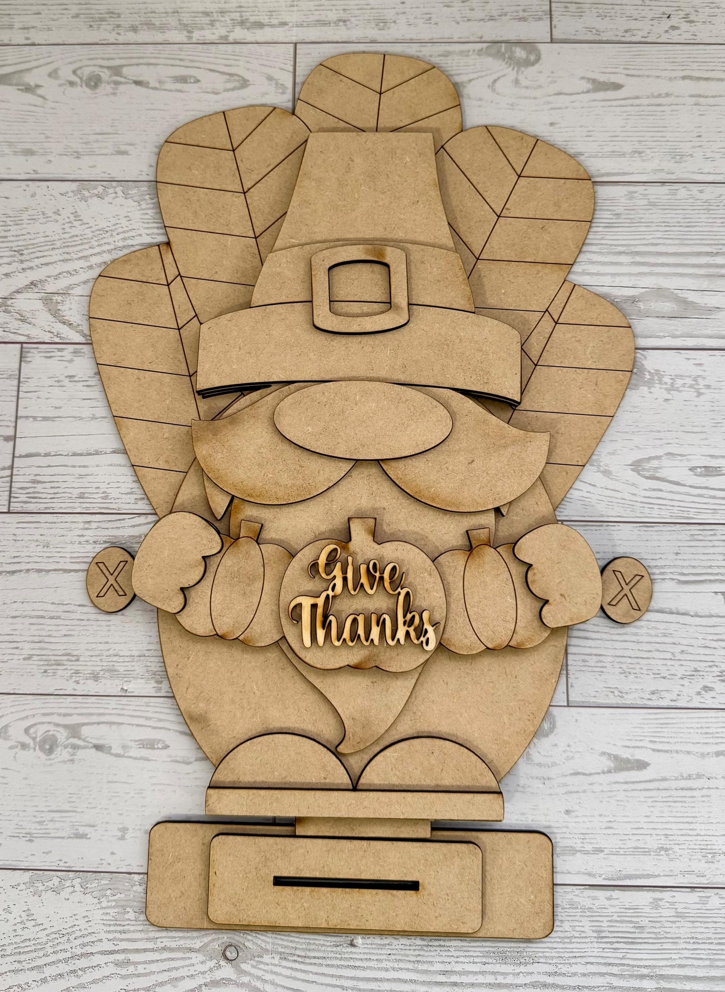 Turkey Gnome DIY wood kit