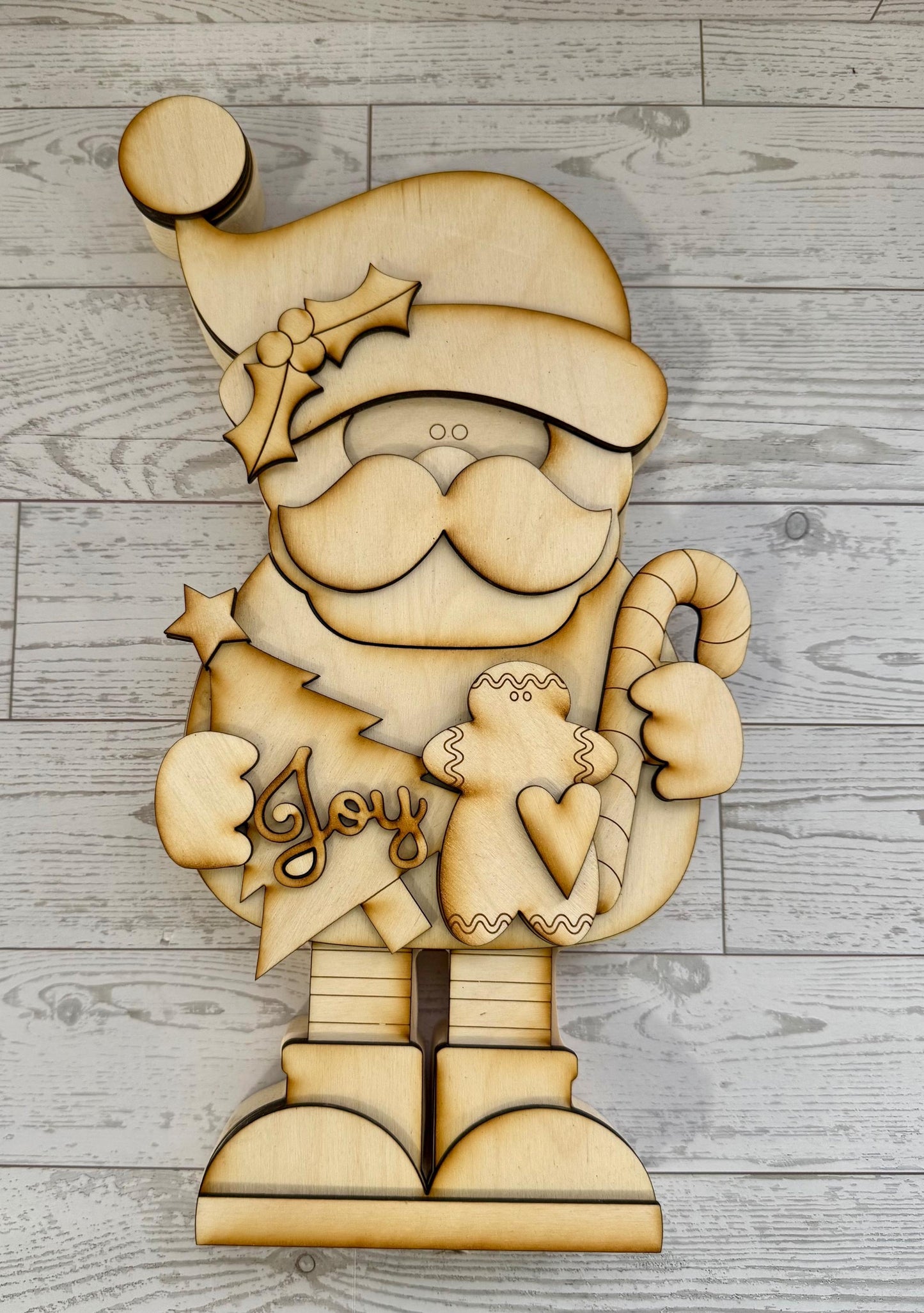 Large Chunky Santa DIY wood kit