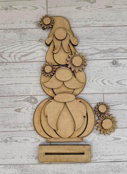 stackable pumpkin gnome DIY wod kit