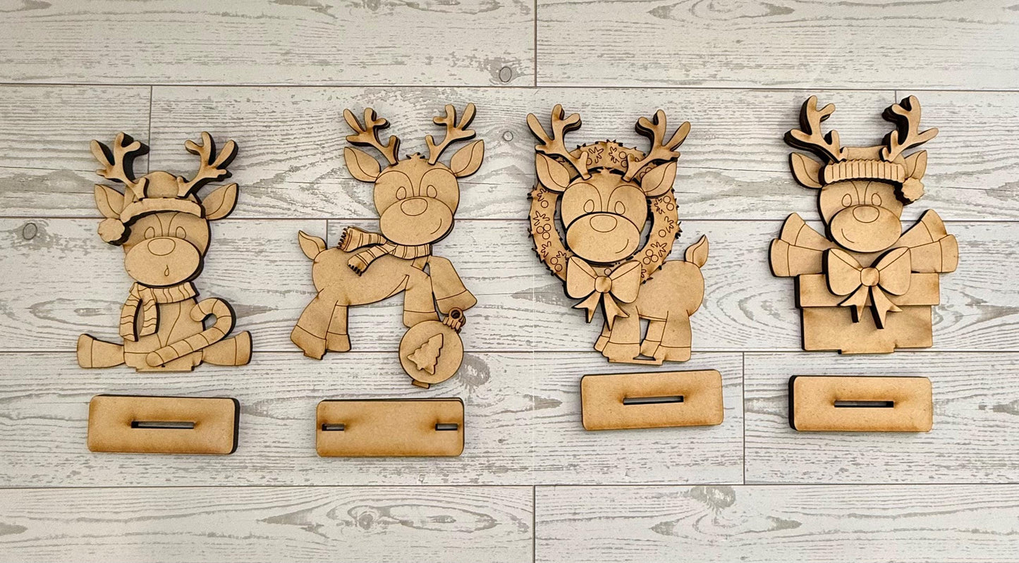 Stand alone Reindeer DIY wood KIt
