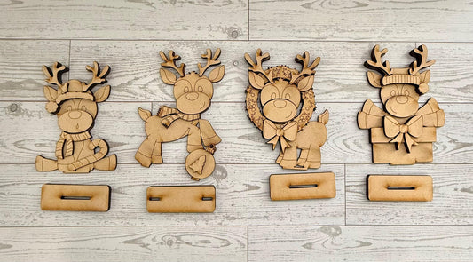 Stand alone Reindeer DIY wood KIt