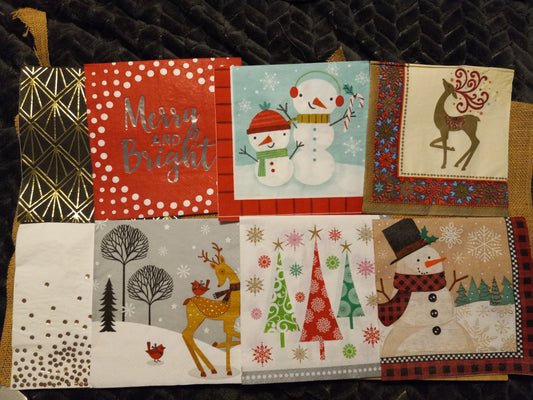 Christmas napkin bundle