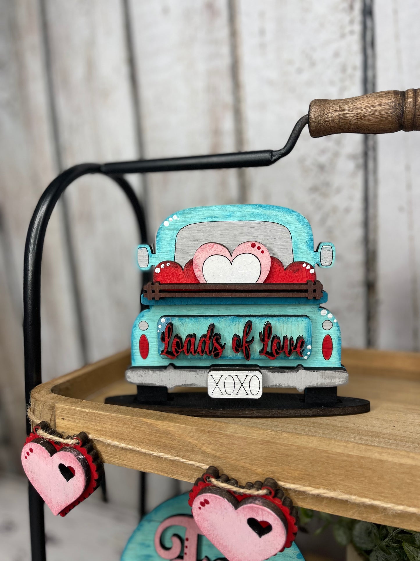 valentines tiered tray DIY wood kit