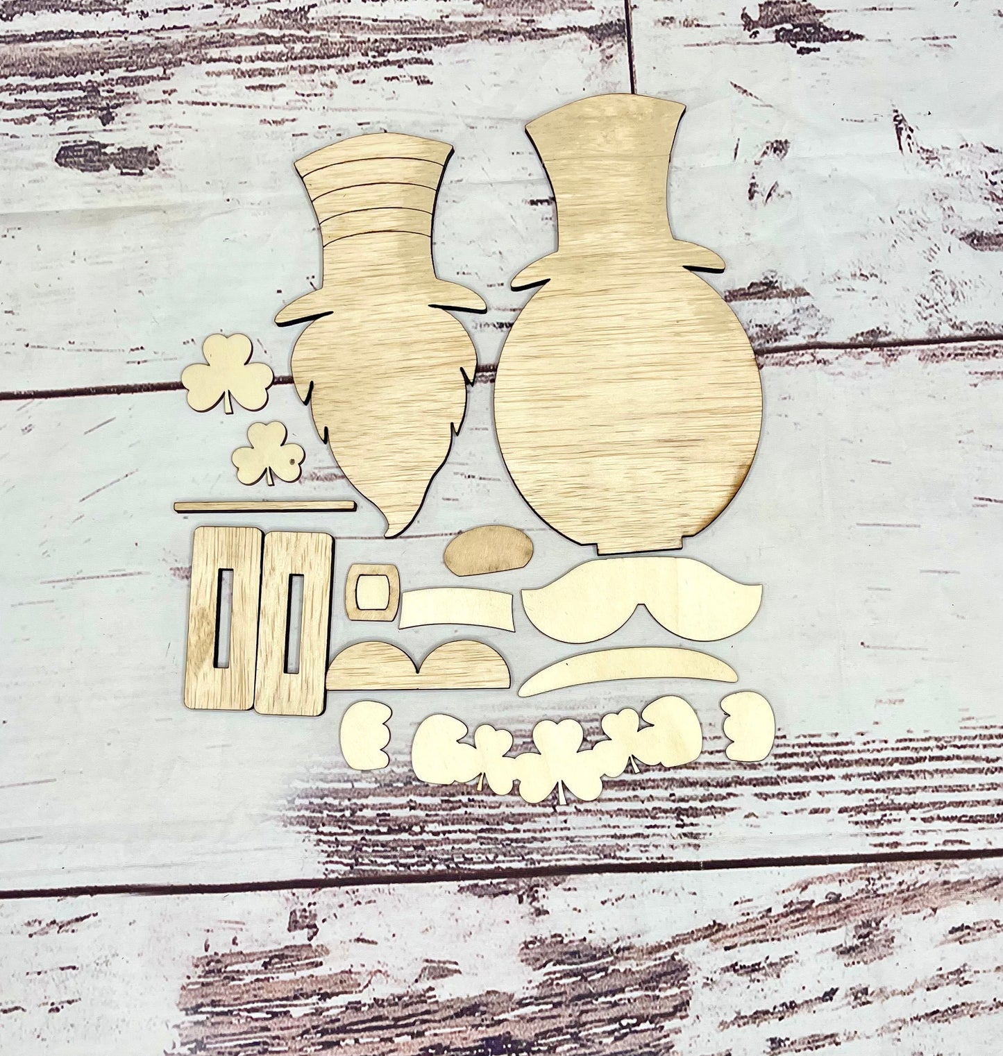 St. Patrick Gnome DIY wood kit