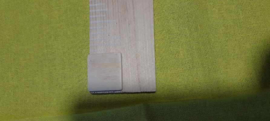 Blank scrabble pieces.