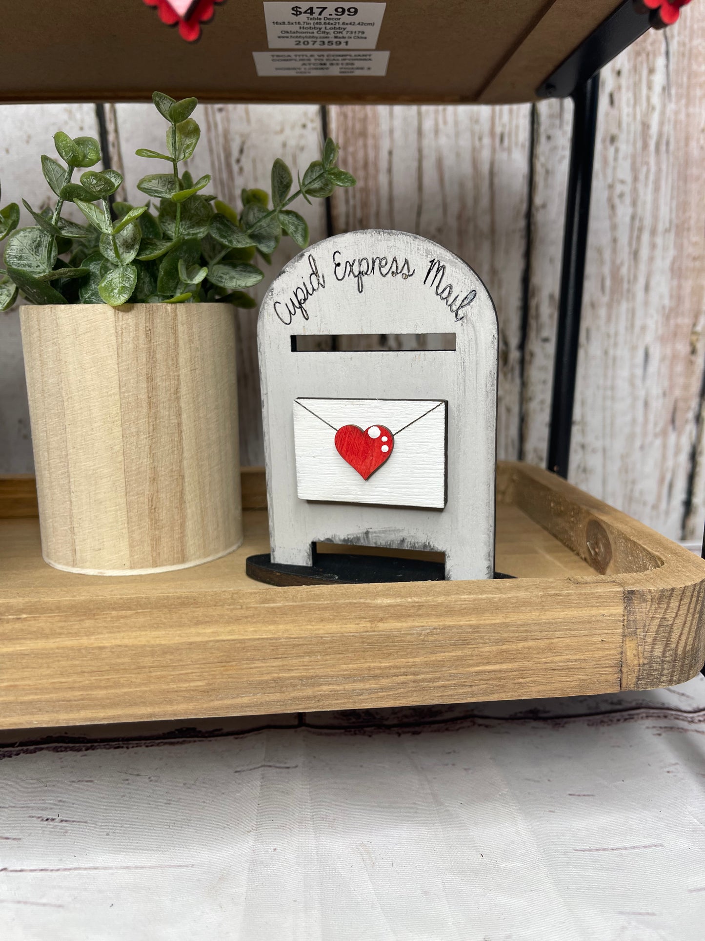 valentines tiered tray DIY wood kit